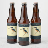 アジアのカワセミ ビールラベル (ボトル)