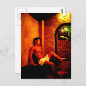 アジアのサウナ夢 ポストカード (正面/裏面)