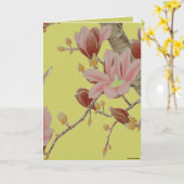 アジアのサマーカード カード (黄色い花)