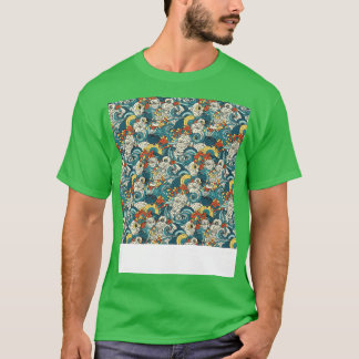 アジアのシームレスパタ日本のーン(旧中国の韓国語) Tシャツ