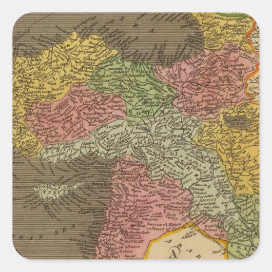 アジアのトルコ2 スクエアシール (正面)