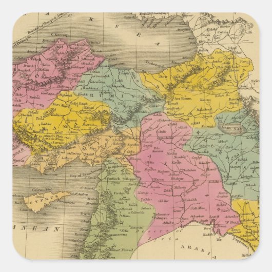 アジアのトルコ4 スクエアシール (正面)