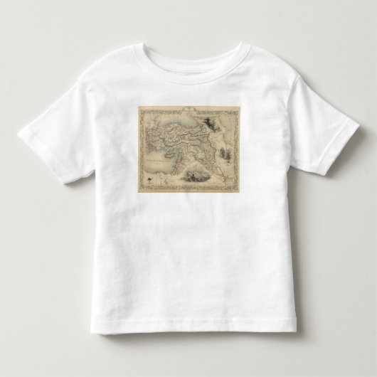 アジアのトルコ トドラーTシャツ (正面)