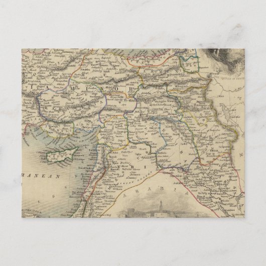 アジアのトルコ ポストカード (正面)