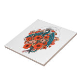 アジアのドラゴンロゴ タイル (側面)