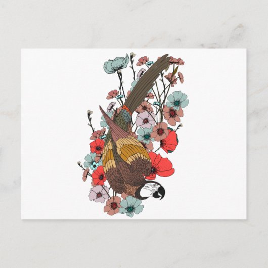 アジアのドラゴンロゴ ポストカード (正面)