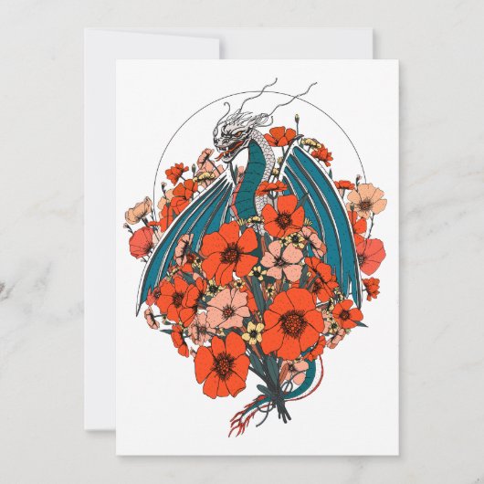 アジアのドラゴンロゴ 招待状 (正面)