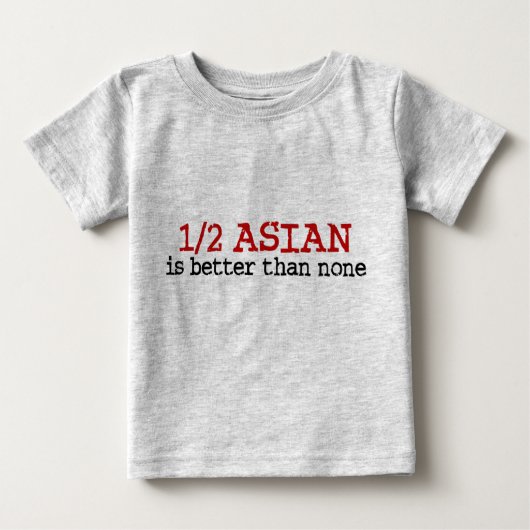 アジアのハーフ ベビーTシャツ (正面)