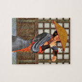 アジアのバトルウーマン ジグソーパズル (横)