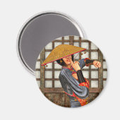 アジアのバトルウーマン マグネット (正面/裏面)