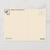 アジアのフクロウのポストカード ポストカード (裏面)