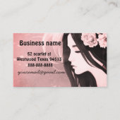 アジアのヘアフローラモデル 名刺 (正面)