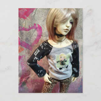 アジアのボール接合人形、ドールゾーンフロイ ポストカード