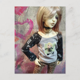 アジアのボール接合人形、ドールゾーンフロイ ポストカード