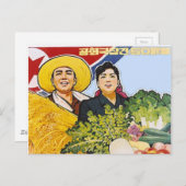 アジアのポスター ポストカード (正面/裏面)