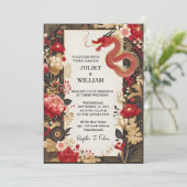 アジアのモダンフローラ中国のバイリン結婚ガル 招待状 (スタンド正面)