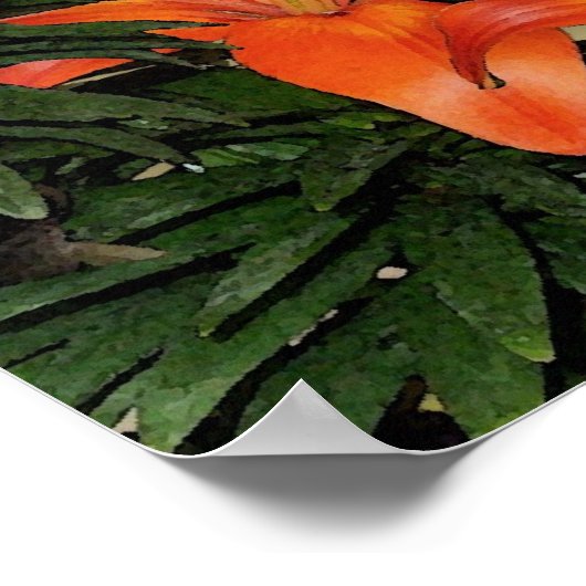 アジアのユリ ポスター (角)