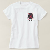 アジアのレーズン禁止 – コーナー Tシャツ (デザイン正面)