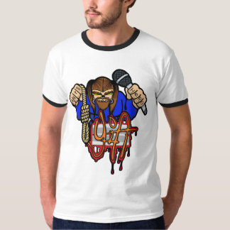 アジアのロゴの青年 Tシャツ