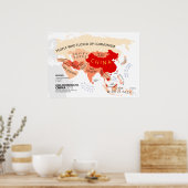 アジアの中国 ポスター (キッチン)