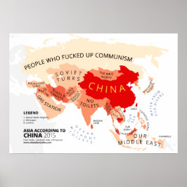 アジアの中国 ポスター