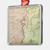 アジアの中国、日本 メタルオーナメント (左)