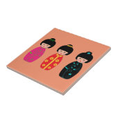 アジアの人形 タイル (側面)