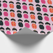 アジアの人形 ラッピングペーパー (角)