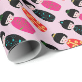 アジアの人形 ラッピングペーパー (ロールコーナー)