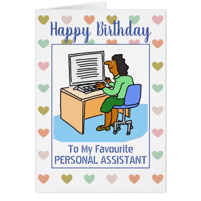 アジアの個人秘書の誕生日おめでとう (正面)