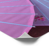 アジアの傘 ポスター (角)