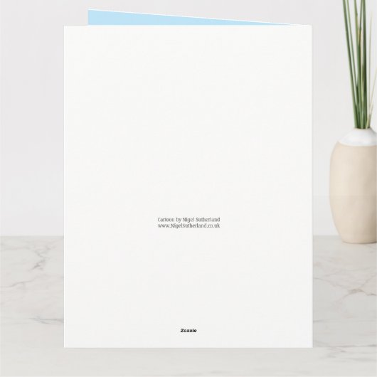 アジアの同僚へのハッピーバースデー カード (裏面)