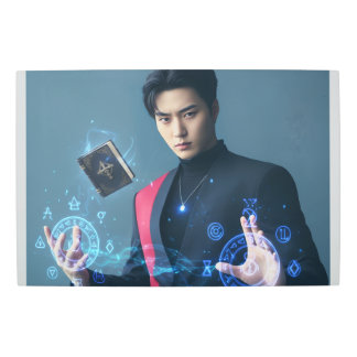 アジアの呪文キャスターメタル メタルプリント