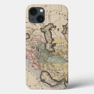 アジアの地図書の地図 iPhone 13ケース
