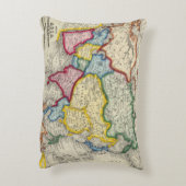 アジアの地図 アクセントクッション (裏面(縦))