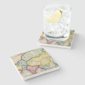 アジアの地図 ストーンコースター (横)