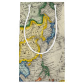 アジアの地図 スモールペーパーバッグ (正面)