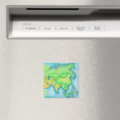 アジアの地図 マグネット (インサイチュ (食洗機))