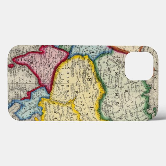 アジアの地図 Case-Mate iPhoneケース (裏面 (横))