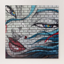 アジアの女の子のグラフィティ ジグソーパズル