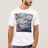 アジアの女の子グラフィティ Tシャツ (正面)
