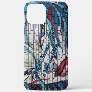 アジアの女性のグラフィティ iPhone 12 PRO MAX ケース