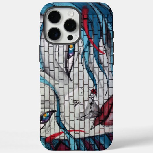 アジアの女性のグラフィティ Case-Mate iPhoneケース (裏面)