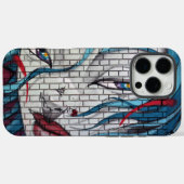 アジアの女性のグラフィティ Case-Mate iPhoneケース (裏面 (横))