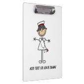 アジアの女性のナースクリップボード クリップボード (右)