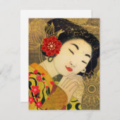 アジアの女性コレクション ノートカード (正面/裏面)