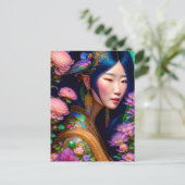 アジアの女神、ポストクロッシング ポストカード (スタンド正面)