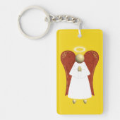 アジアの守護天使（両面） キーホルダー (正面)