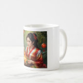 (アジアの少女 VI) クラシックマグカップ 11オンス コーヒーマグカップ (正面右)