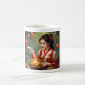 (アジアの少女 VI) クラシックマグカップ 11オンス コーヒーマグカップ (中央)